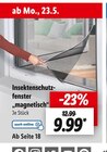 Insektenschutzfenster „magnetisch“ Angebot in Nünchritz Insektenschutzfenster „magnetisch“ im aktuellen Prospekt bei Lidl in Nünchritz