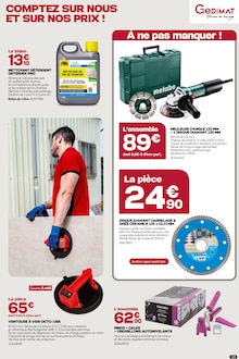 Promotion Meuleuse dans le prospectus Gedimat, valable du 03/06/2026 au 20/06/2026 Promo Meuleuse dans le catalogue Gedimat du moment à la page 13