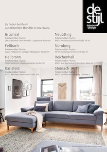 Bier im Polstermöbel Fischer Prospekt "DeStilj Sortiment" mit 16 Seiten (Ettlingen)