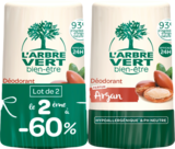DÉODORANTS BILLES L'ARBRE VERT - L ARBRE VERT en promo chez Auchan Hypermarché Montreuil à 4,19 €