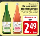 Federweisser im EDEKA Prospekt Federweisser von Die Sonnenwinzer im aktuellen EDEKA Prospekt für 2,49 €