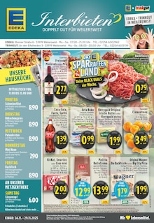 Aktueller EDEKA Prospekt "Aktuelle Angebote" Seite 1 von 24 Seiten für Weilerswist