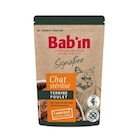 BABIN-Pâtée pour chat au poulet terrine Bab'in Signature - 80 g - Botanic BABIN-Pâtée pour chat au poulet terrine Bab'in Signature - 80 g à 1,59 € dans le catalogue Botanic