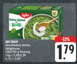 EDEKA - Rahm-Spinat mit Blubb Angebot im Prospekt Rahm-Spinat mit Blubb bei EDEKA im Prospekt "" für 1,79 €