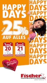 Polstermöbel Fischer Heilbronn Prospekt der aktuellen Woche, gültig von 19.06.2025 bis 22.06.2025 Aktueller Polstermöbel Fischer Heilbronn Prospekt "HAPPY DAYS" mit 2 Seiten