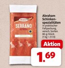 Schinkenspezialitäten im Angebot bei Markant Nordwest in Lemgo Schinkenspezialitäten Angebote von Abraham bei Markant Nordwest Lemgo für 1,69 €
