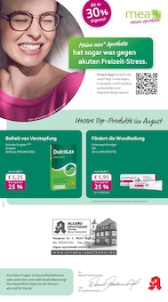 Aktueller mea - meine apotheke Prospekt (Vogt, 4 Seiten zum blättern mea - meine apotheke Prospekt Unsere August-Angebote mit 4 Seiten