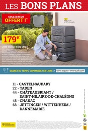 Récupérateur D'eau Angebote im Prospekt "Préparez l'été chez vous" von Espace Emeraude Récupérateur D'eau Angebote im Prospekt "Préparez l'été chez vous" von Espace Emeraude auf Seite 4