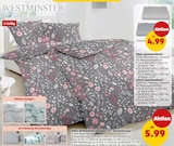 Biber-Spannbetttuch im Penny Prospekt Biber-Spannbetttuch von Westminster im aktuellen Penny Prospekt für 4,99 €