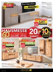 Fernseher im BRAUN Möbel-Center Prospekt in Kehl Aktueller BRAUN Möbel-Center Prospekt mit Fernseher, "HAUSMESSE", Seite 2