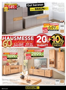 Fernseher im aktuellen BRAUN Möbel-Center Prospekt (Albstadt) Fernseher im BRAUN Möbel-Center Prospekt "HAUSMESSE" mit 16 Seiten (Albstadt)