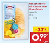 Hähnchenbrust mit Ananas oder Haxenfleisch im Angebot bei Netto Marken-Discount in Duisburg Hähnchenbrust mit Ananas oder Haxenfleisch Angebote bei Netto Marken-Discount Duisburg für 0,99 €