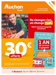 Catalogue Supermarchés Auchan Hypermarché en cours à Rayol-Canadel-sur-Mer et alentours, Ne changez rien, on change tout., 20 pages, 21/05/2024 - 27/05/2024