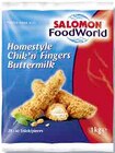 Homestyle Chik’n Fingers Buttermilk im METRO Prospekt Homestyle Chik’n Fingers Buttermilk von Salomon FoodWorld im aktuellen METRO Prospekt für 14,43 €
