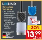 Borstenlose WC-Bürste Schwarz Angebote von LOOMAID bei Netto Marken-Discount Kempten für 13,99 €