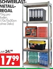 Wreesmann Dessau-Roßlau - SCHWERLAST-METALL-REGAL Angebot im Prospekt SCHWERLAST-METALL-REGAL bei Wreesmann im Dessau-Roßlau Prospekt für 17,99 €