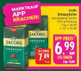 Aktuelle Jacobs Angebote bei Marktkauf in Leipzig Aktuelles Krönung Kaffee Angebot bei Marktkauf in Leipzig ab 6,99 €