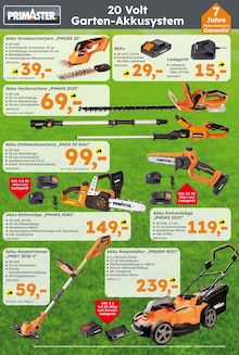 Akku-Heckenschere Angebot im aktuellen Globus-Baumarkt Prospekt auf Seite 3