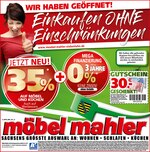 Möbel Mahler Siebenlehn Prospekt für Dresden mit 4 Seiten Möbel Mahler Siebenlehn Prospekt für Dresden: "Test & Go", 4 Seiten, 14.06.2021 - 01.08.2021