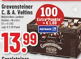 C. & A. Veltins im Angebot bei Marktkauf in Dorsten C. & A. Veltins Angebote von Grevensteiner bei Marktkauf Dorsten für 13,99 €