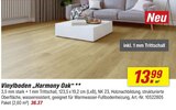 toom Baumarkt Bingen - Vinylboden Harmony Oak Angebot im Prospekt Vinylboden Harmony Oak bei toom Baumarkt im Bingen Prospekt für 36,37 €