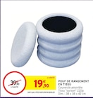 Pouf de rangement - Intermarché Hyper à Dijon Pouf de rangement en promo chez Intermarché Hyper Dijon à 19,90 €
