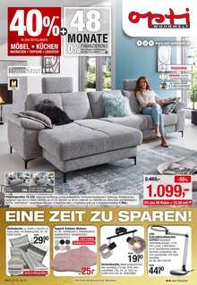 Opti-Wohnwelt Prospekt für Nidda: EINE ZEIT ZU SPAREN!, 20 Seiten, 07.01.2022 - 29.01.2022