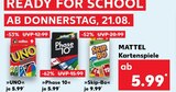 Kartenspiele Angebote von MATTEL bei Kaufland Kempen für 5,99 €