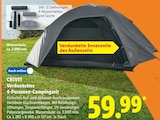 Verdunkeltes 4-Personen-Campingzelt Angebote von CRIVIT bei Lidl Wiesbaden für 59,99 €