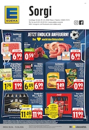 Getränke im EDEKA Prospekt in Moers Aktueller EDEKA Prospekt mit Getränke, "Aktuelle Angebote", Seite 1