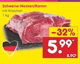 Schweine-Nacken/Kamm Angebot in Altenfeld Schweine-Nacken/Kamm im aktuellen Prospekt bei Netto Marken-Discount in Altenfeld