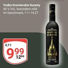 Aktuelles Vodka Kremlevskie Kuranty Angebot bei GLOBUS in Krefeld ab 9,99 €