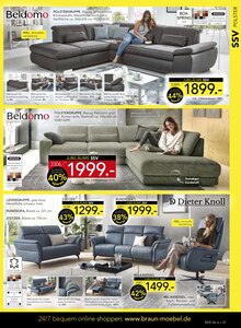 Sofa im aktuellen BRAUN Möbel-Center Prospekt (Freiburg (Breisgau)) Sofa im BRAUN Möbel-Center Prospekt "JUBILÄUMS SSV" mit 16 Seiten (Freiburg (Breisgau))