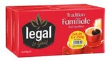 CAFÉ MOULU TRADITION FAMILIALE - LEGAL en promo à 19,79 € chez Auchan Hypermarché CAFÉ MOULU TRADITION FAMILIALE - LEGAL dans le catalogue Auchan Hypermarché