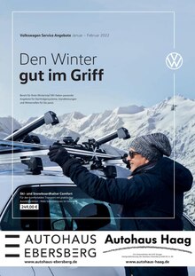 Volkswagen Prospekt für Forstern, Oberbay: Den Winter gut im Griff, 1 Seite, 01.01.2022 - 28.02.2022