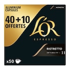 Capsules de café - L'OR ESPRESSO - Carrefour Market à Argenteuil Capsules de café - L'OR ESPRESSO en promo chez Carrefour Market Argenteuil à 11,67 €