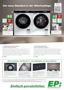 Trockner im aktuellen EP: Prospekt (Hannover) Trockner im EP: Prospekt "MIELE - Hausgeräte, effizient und langlebig!" mit 12 Seiten (Hannover)