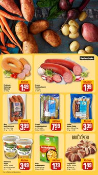 Mettwurst im aktuellen REWE Prospekt (Hannover) Mettwurst im REWE Prospekt "Dein Markt" mit 32 Seiten (Hannover)