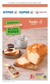 Prospectus Supermarchés Super U en cours à Mareuil-sur-Lay-Dissais et alentours, "Célébrons LES PRODUCTEURS de chez nous", 4 pages, 13/10/2026 - 18/10/2026 Catalogue Supermarchés Super U en cours à Mareuil-sur-Lay-Dissais et alentours, "Célébrons LES PRODUCTEURS de chez nous", 4 pages, 13/10/2026 - 18/10/2026