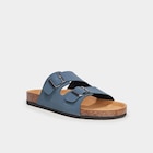 Mules avec boucles bleu marine homme - La Halle à Nice Mules avec boucles bleu marine homme en promo chez La Halle Nice à 16,09 €