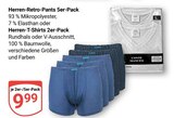 Herren-Retro-Pants 5er-Pack Angebote bei GLOBUS Trier für 9,99 €