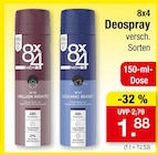 Deospray im Angebot bei Zimmermann in Wolfsburg Deospray Angebote von 8x4 bei Zimmermann Wolfsburg für 1,88 €