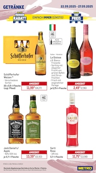 Bier im METRO Prospekt "Wochenangebote Gastro + Gewinnspiel + MonatsMenü" mit 42 Seiten (Stendal (Hansestadt))