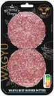 Wagyu Beef Burger Patties im Angebot bei REWE in Offenbach Wagyu Beef Burger Patties Angebote von Butcher’s bei REWE Offenbach für 5,55 €