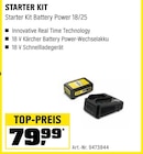 Aktuelles Starter Kit Battery Power 18/25 Angebot bei OBI in Leipzig ab 79,99 €