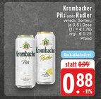 Pils im Angebot bei E center in Kaarst Pils Angebote von Krombacher bei E center Kaarst für 0,88 €