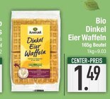 Dinkel Eier Waffeln im Angebot bei E center in Germering Dinkel Eier Waffeln Angebote von Alnatura bei E center Germering für 1,49 €