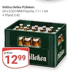 Aktuelle Veltins Angebote bei GLOBUS in Kaarst Aktuelles Helles Pülleken Angebot bei GLOBUS in Kaarst ab 12,99 €