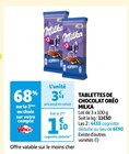 TABLETTES DE CHOCOLAT ORÉO - MILKA dans le catalogue Auchan Supermarché