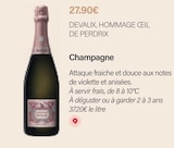 Hommage Œil de Perdrix Champagne - Devaux - Monoprix Margaret Hommage Œil de Perdrix Champagne - Devaux à 27,90 € dans le catalogue Monoprix Margaret
